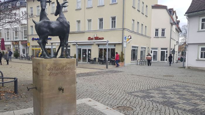Ziegenbrunnen in Ilmenau: Diese Ideen gibt es für den Münzprägeautomat