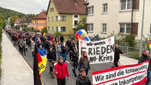 Montagsdemo in Meiningen: Zahl der Teilnehmer steigt