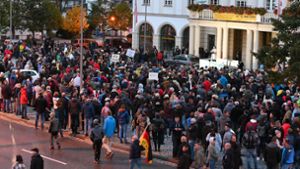 Protest in Sonneberg: Lautes Gepfeife und Buhrufe gegen Berlin