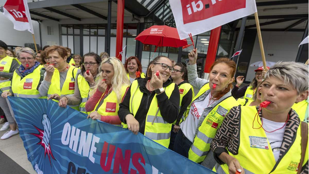 Tarifverhandlungen: Streik bei Kaufland in Hildburghausen