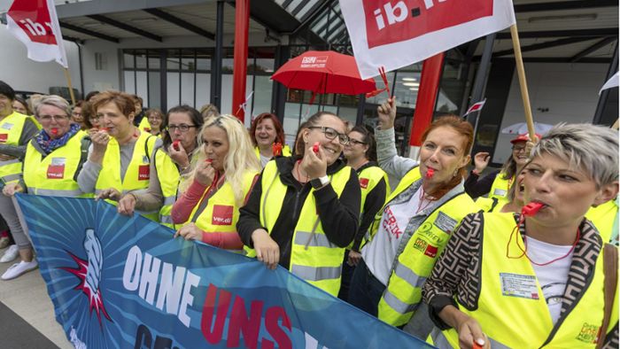 Streik bei Kaufland in Hildburghausen
