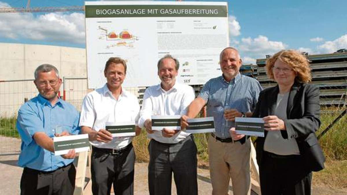 Ilmenau: Richtfest an der Biogasanlage