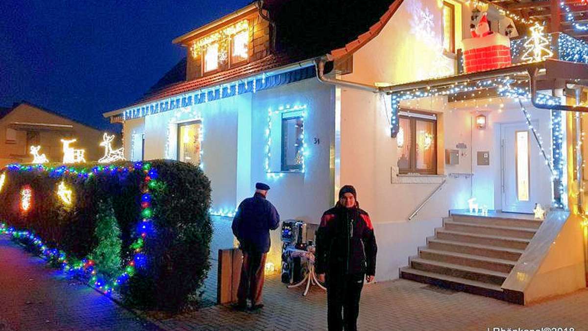 Bad Salzungen: 16-Jähriger lässt Kieselbach leuchten: 20.000 Lampen an Haus gebaut