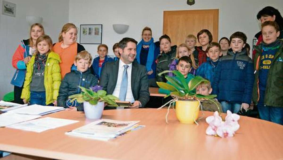 Bad Salzungen: Grundschüler zu Besuch beim Bürgermeister