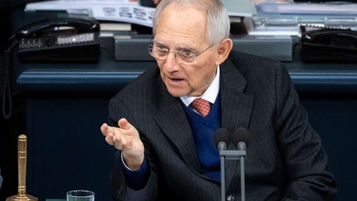 Thüringen: Schäuble: Thüringen braucht keine Ratschläge aus Berlin
