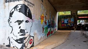 Graffiti am Judenberg: Starkes Zeichen vom Coburger Sprayer
