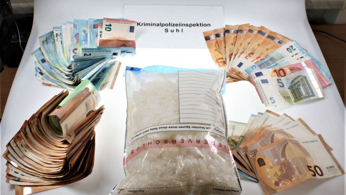 Hildburghausen: Ein Kilo Drogen und Bargeld im Auto gefunden