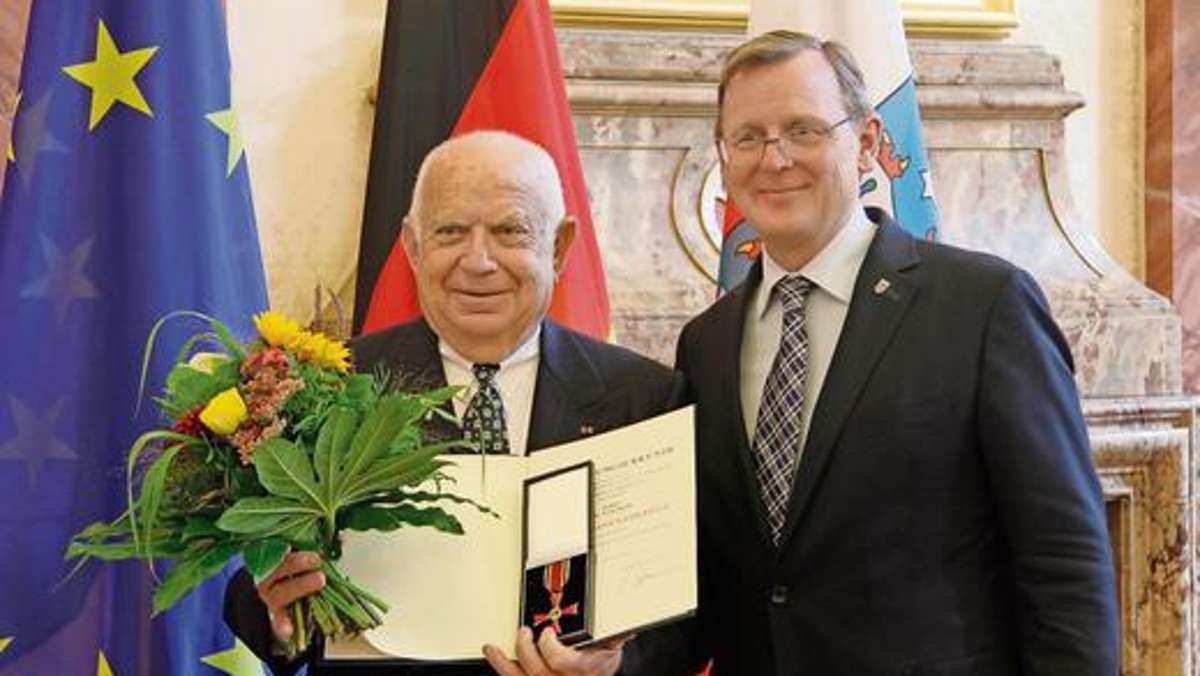Ilmenau: Bundesverdienstkreuz für Gast der Stadt Ilmenau
