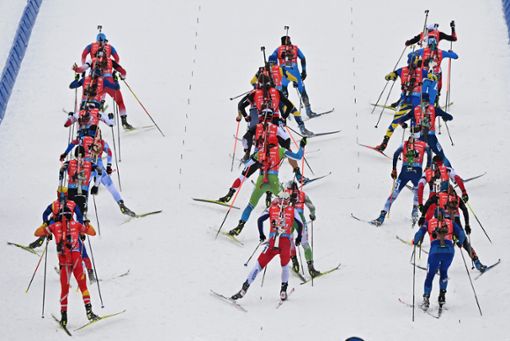 Biathlon-Weltcup in Oberhof - Symbolfoto. Foto: Hendrik Schmidt/dpa