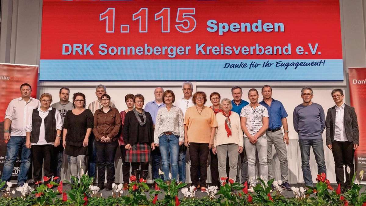 Sonneberg/Neuhaus: Dank an Spender und Helfer für 500 Liter Blut