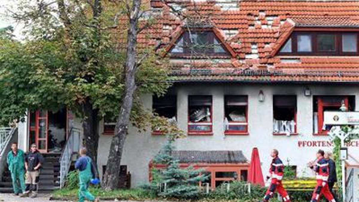 Thüringen: Bankraub per Sprengung - Explosion weckt halbe Kleinstadt