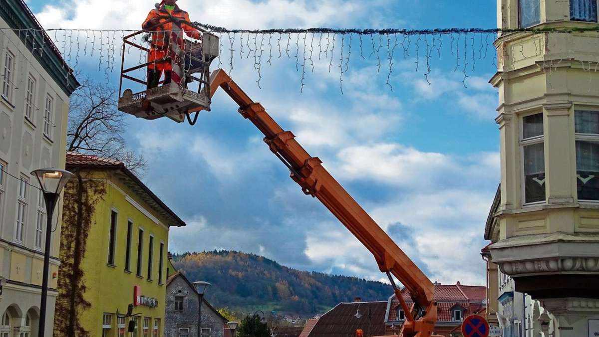 Hildburghausen: Stadt wird fürs Weihnachtsfest herausgeputzt