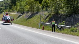 A71 Meiningen: Frau verunglückt mit Motorrad