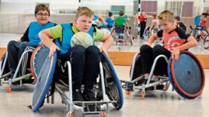 Erlebnis Inklusion: Schüler im Rollstuhl