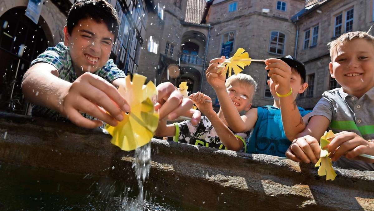 Hildburghausen: Rund ums Wasser an einem heißen Ferientag