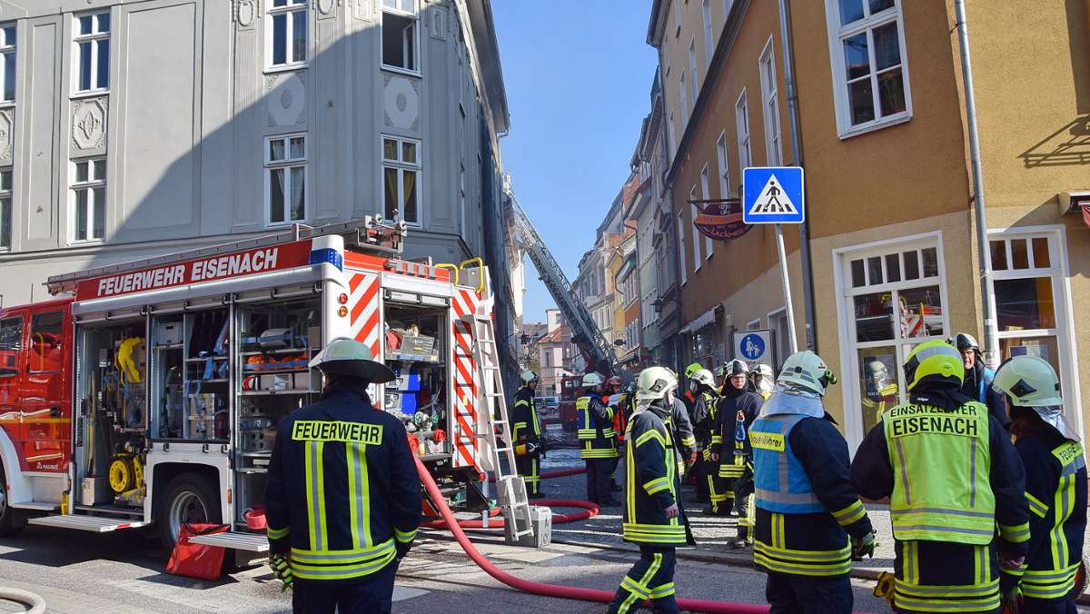 Thüringen: Elf Verletzte bei Brand in Eisenacher Innenstadt