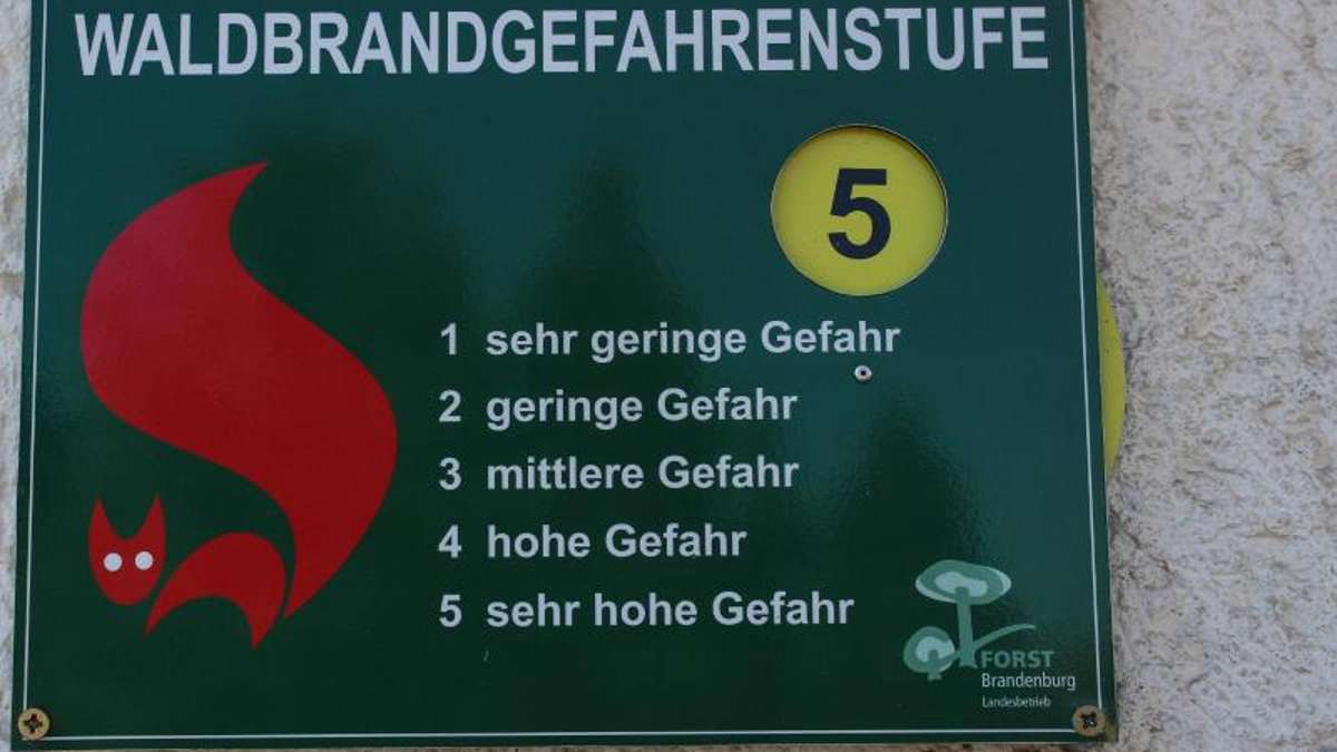Erfurt/Sonneberg: Höchste Waldbrandstufe 5 in Südthüringer Forstämtern