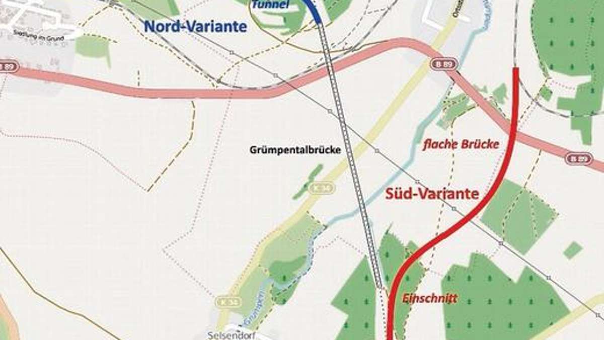 Sonneberg/Neuhaus: Bahn-Lückenschluss bei Grümpen ?