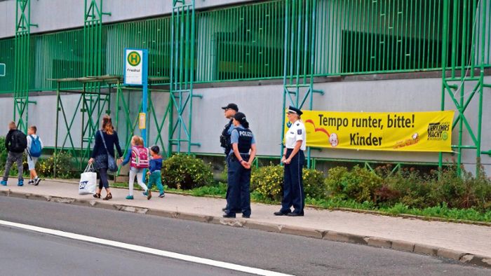 Polizei-Präsenz an Schulwegen, aber in der Judithstraße hakt es