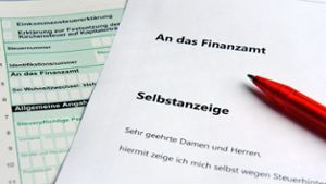 Immer weniger Steuersünder in Thüringen zeigen sich selbst an