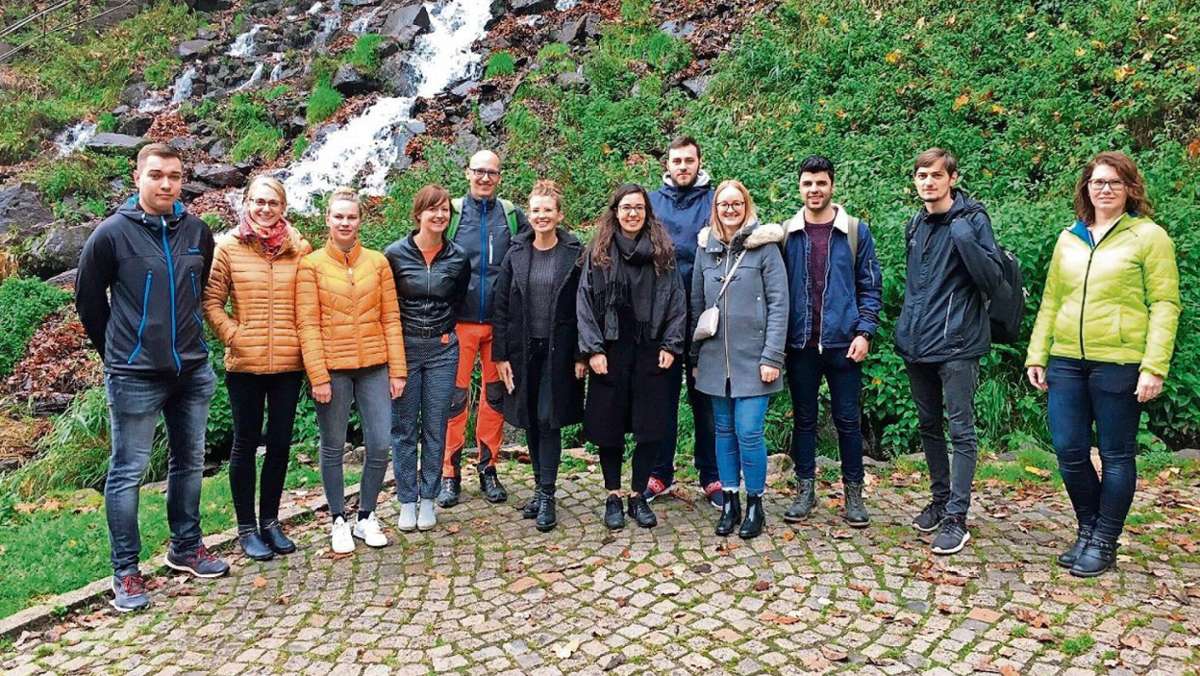 Brotterode-Trusetal: Fallstudien von Schmalkalder Studenten am Wasserfall