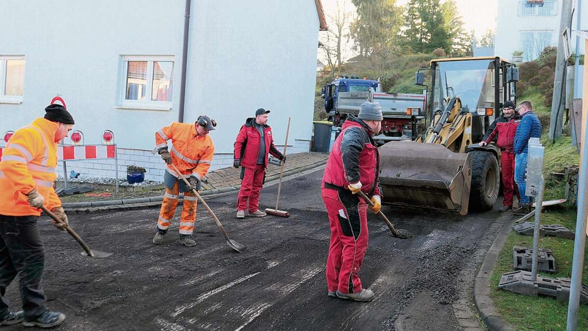 Ilmenau: Wümbach: Endspurt im Straßenbau