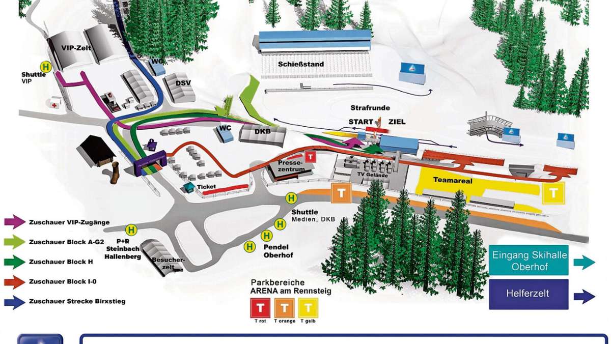 Oberhof: Zum Biathlon-Weltcup mehr Komfort für die Zuschauer
