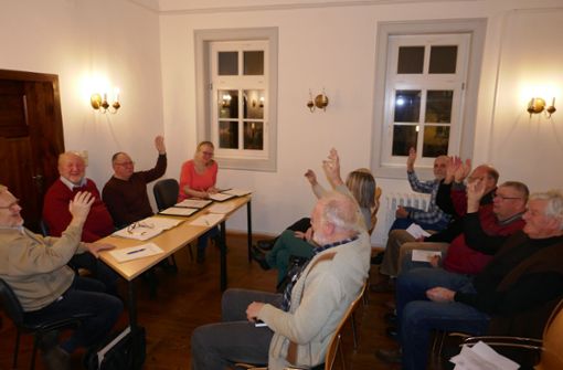 Einigkeit zum Auflösen des Heimatgeschichtlichen Vereins Ilmenau und der Bildung einer Interessengemeinschaft. Foto: Karl-Heinz Veit