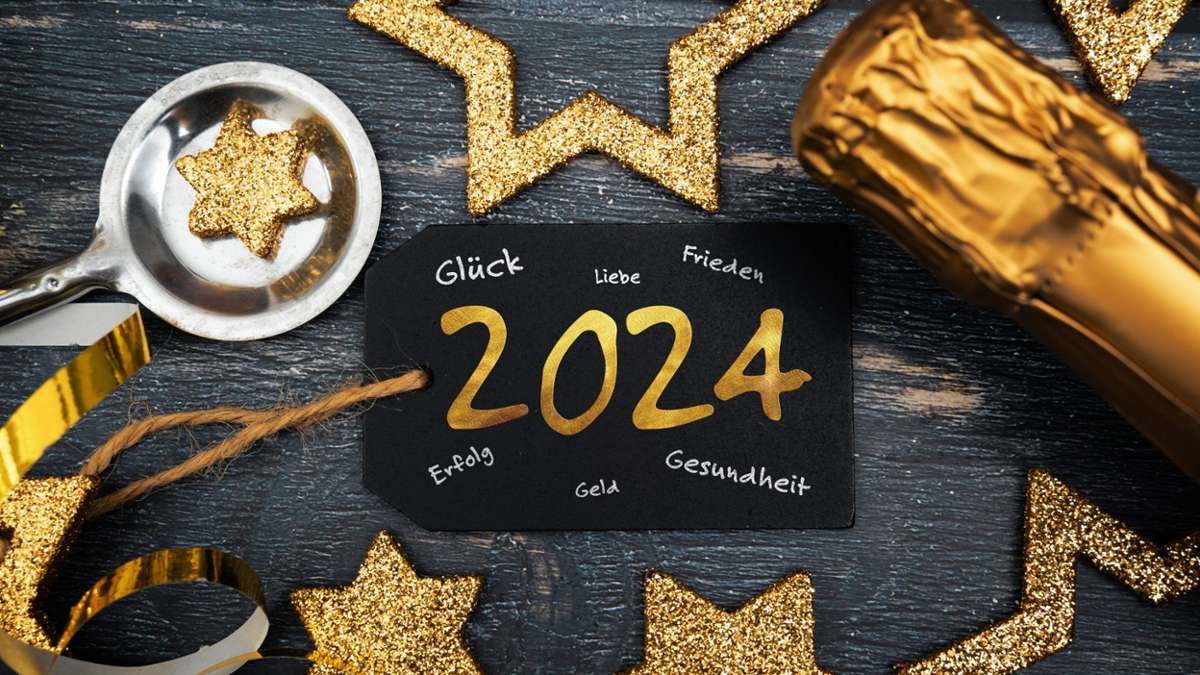 Prost Neujahr: Ein gesundes und glückliches Jahr 2024!