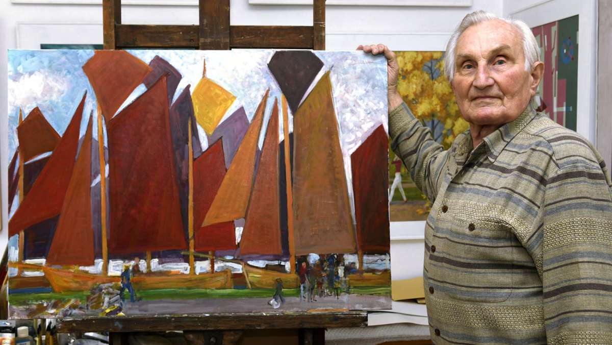 Sonneberger Maler feiert großen 90. Geburtstag: „ Zeichnen – das ist mein Leben“