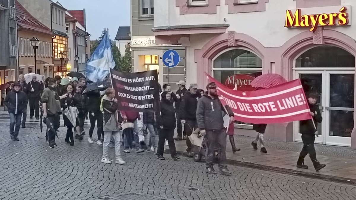 Proteste in Ilmenau: Zahl der „Spaziergänger“bleibt gleich