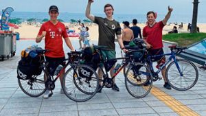 Mehr als 2000 Euro bei Korea-Radtour gesammelt