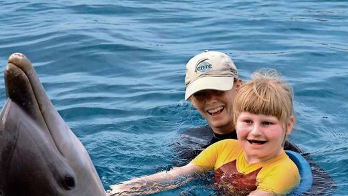 Bad Salzungen: Celin und die Küsschen des Delfins
