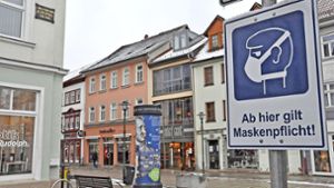Für Meiningens Innenstadt reicht die selbst genähte Maske nicht mehr