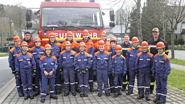 Jugendfeuerwehr Altenfeld: Früh übt sich, wer ein guter Feuerwehrmann werden will