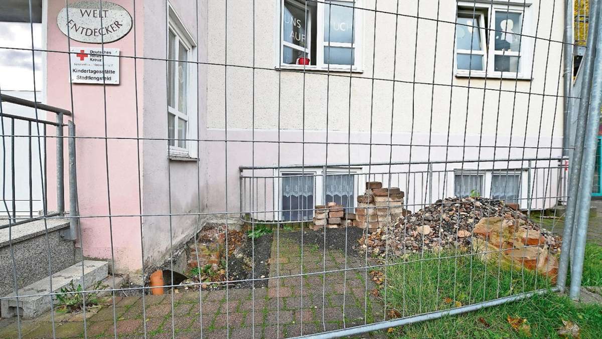 Bad Salzungen: Weltentdecker-Gebäude: Feuchtes Mauerwerk wird trockengelegt