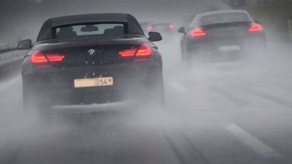 Meiningen: Mehrere schwere Verkehrsunfälle im Regen