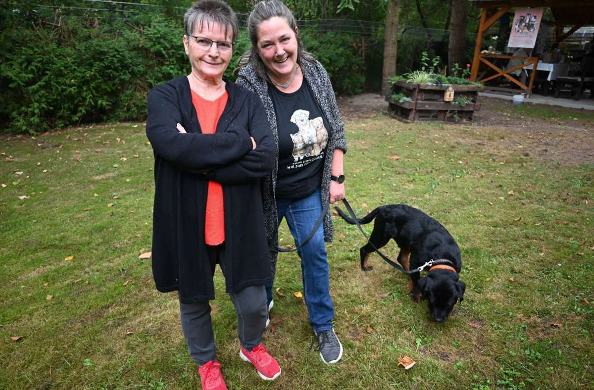 Die beiden Gesichter des Tierschutzvereins Schmalkalden: Edda Adolf (links) und Christel Schumann