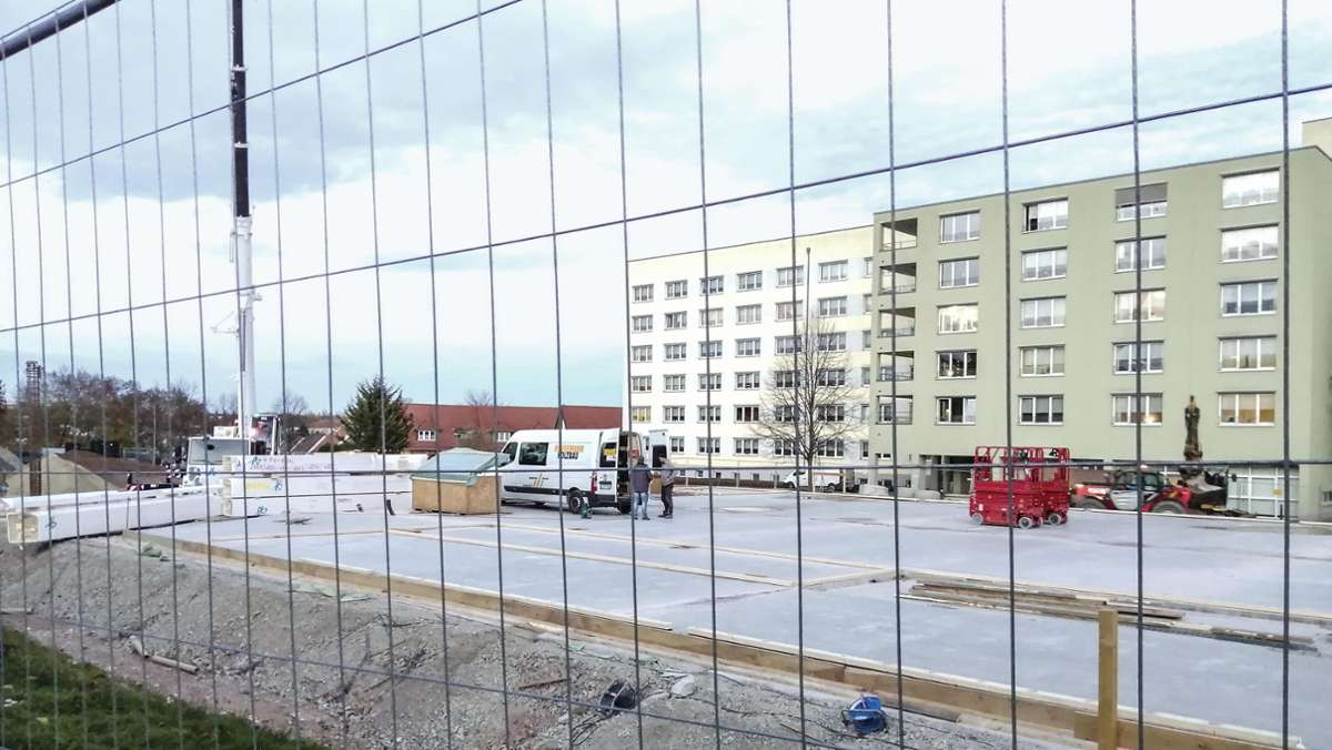 Neubau in Ilmenau: Täglich wächst der Aldi-Markt