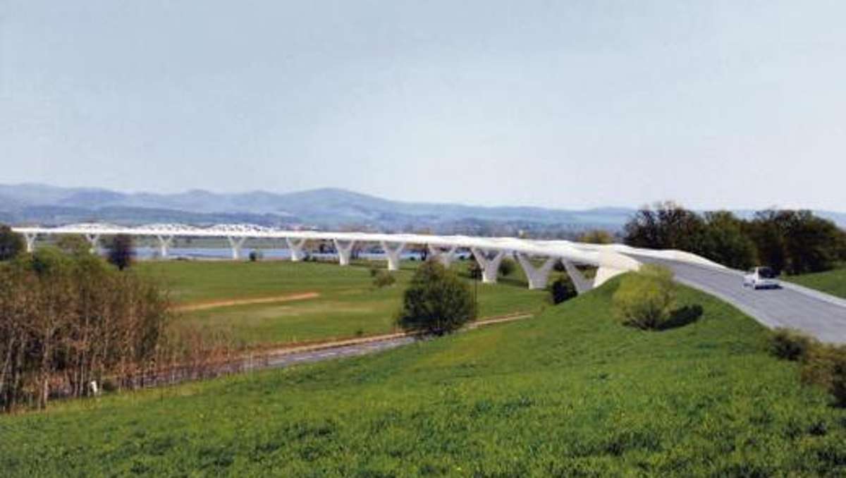 Bad Salzungen: Größte Brücke Thüringens wird Werra-Aue überspannen