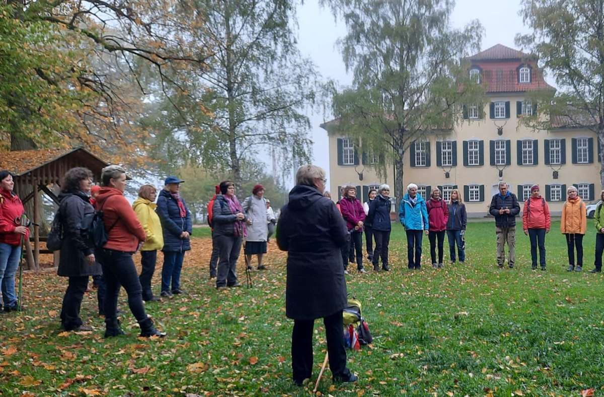 Im Oktober trafen sich die Frauen an der Fasanerie in Hermannsfeld. Foto: /privat
