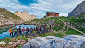 Mit dem Fahrrad über die Alpen-Pässe