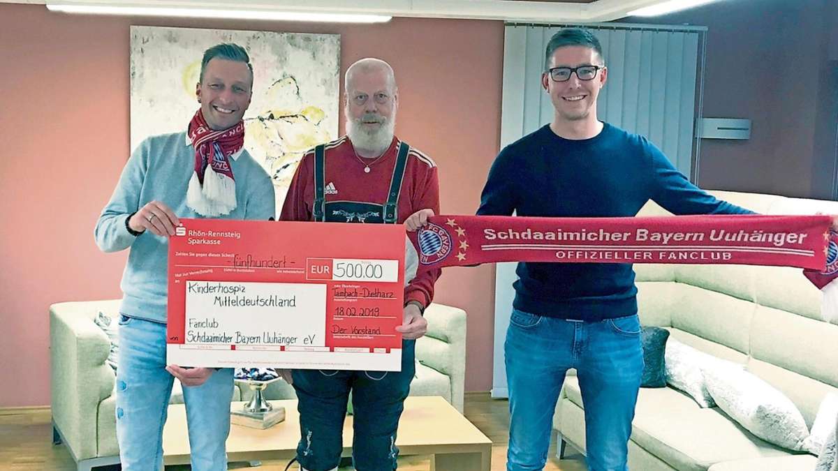 Steinbach-Hallenberg: Bayern Uuhänger spenden für Kinderhospiz