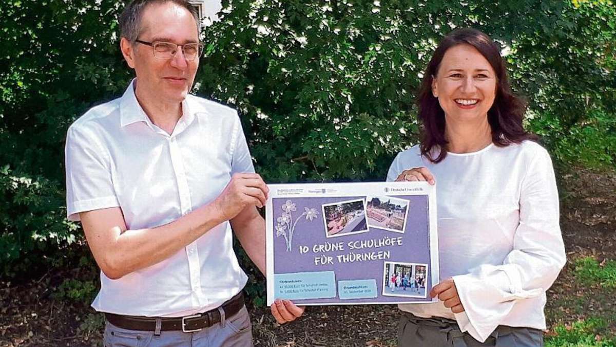 Erfurt: Thüringens Schulhöfe sollen grüner werden