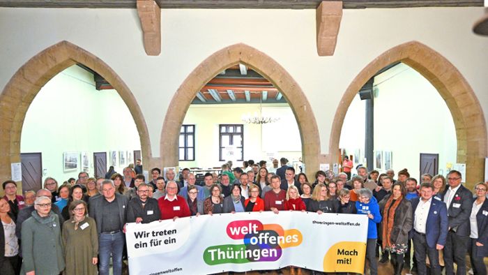 Gegen Rechtsruck: Thüringer wollen weltoffen sein