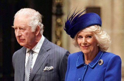 Der britische König Charles III. und Queen Camilla kommen an diesem Mittwoch zum Staatsbesuch nach Deutschland. (Archivbild) Foto: AFP/JORDAN PETTITT