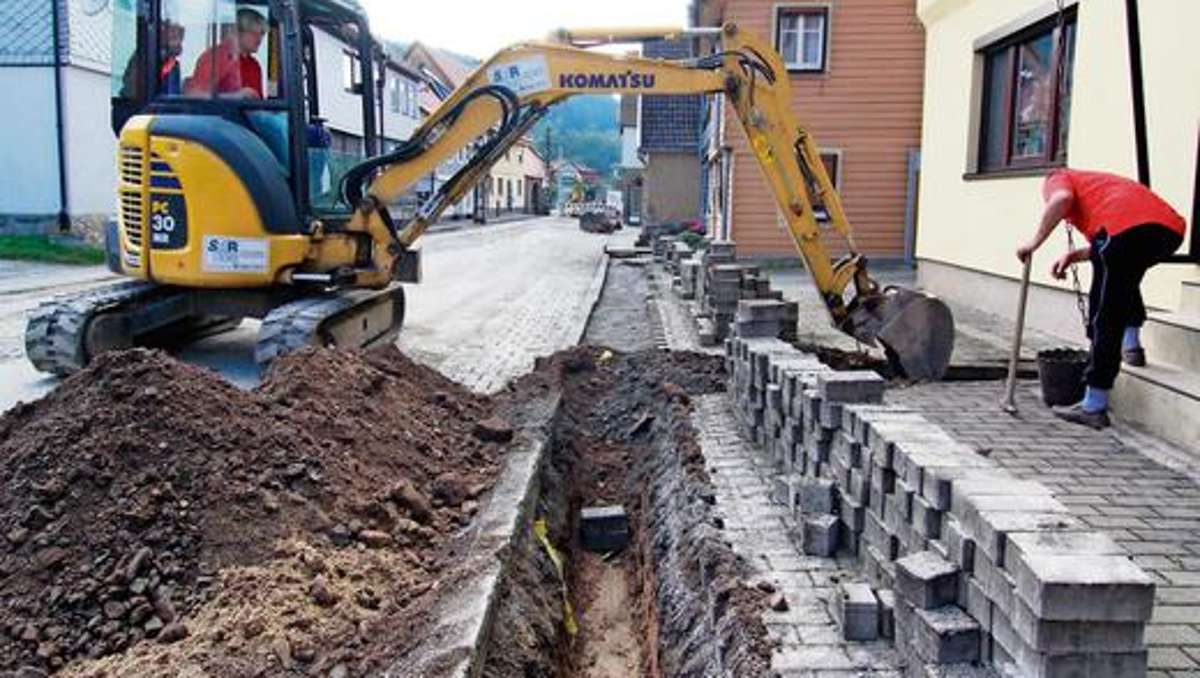Meiningen: Straßen-Sanierung in Schwarzqa kommt zügig voran