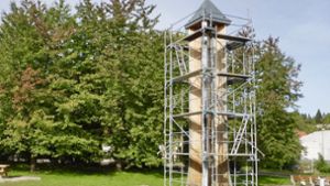 Restaurierung: Der Thermometerturm wird saniert