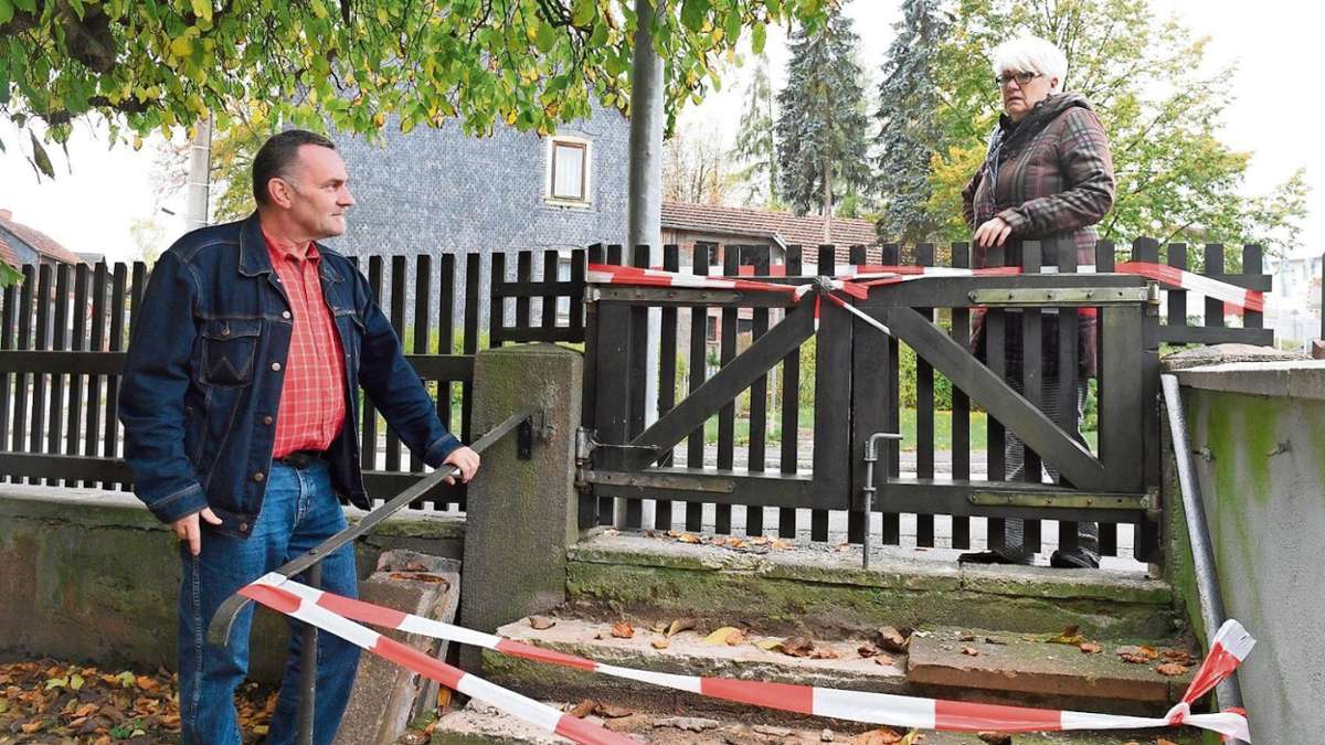 Suhl/ Zella-Mehlis: Friedhofstreppe geht sofort in Reparatur