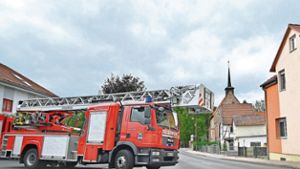 Minister-Besuch endet abrupt mit Feuerwehreinsatz